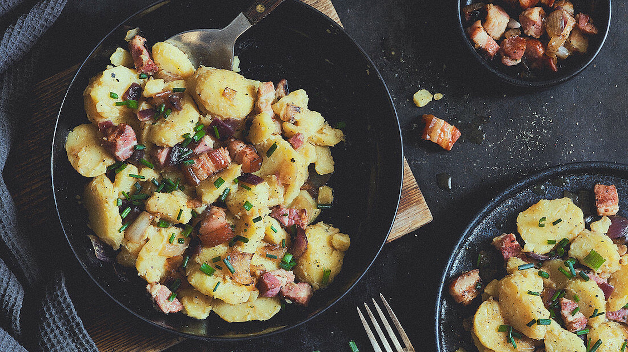 Herby Potato & Bacon Salad