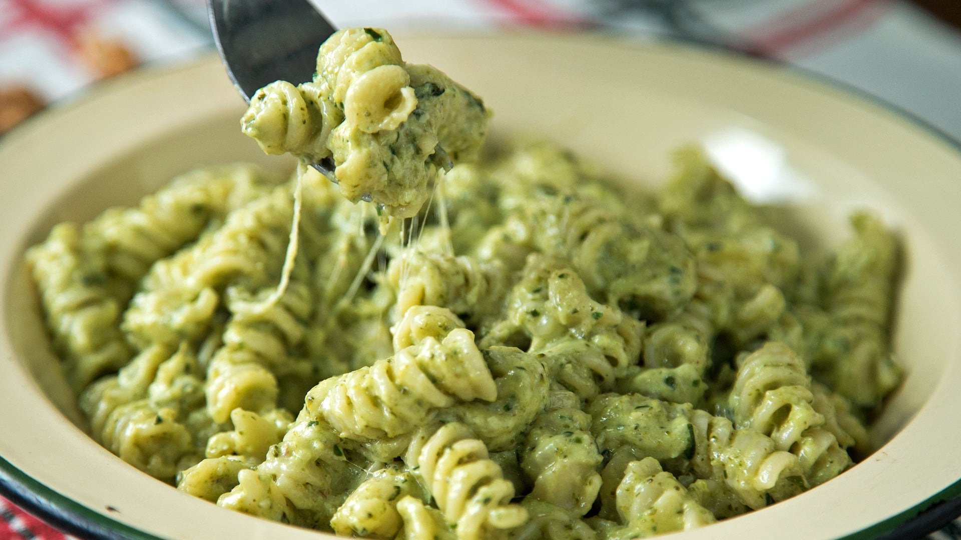 Pine Nut Pesto Pasta
