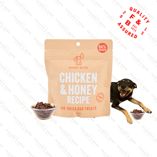 Buddy Bites, Chicken & Manuka Honey Air Dried Dog Treats 100g