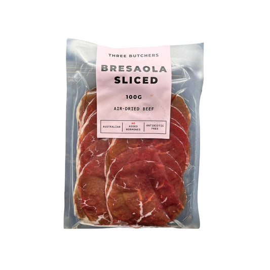 Three Butchers Bresaola Sliced 100g