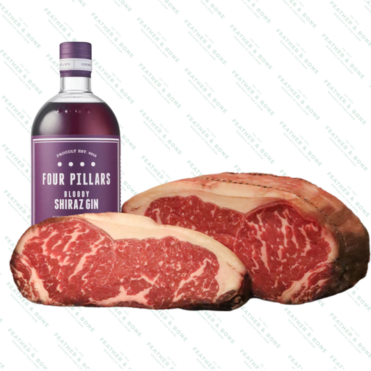 Bloody GIN-IUS, Dry Aged Gin Sirloin 300g