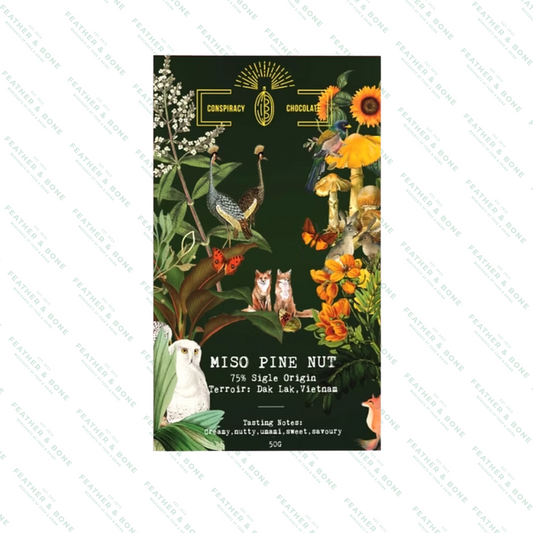 Conspiracy Chocolate - Miso Pine Nut 50g