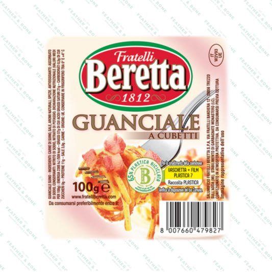 Fratelli Beretta Diced Guanciale 100g