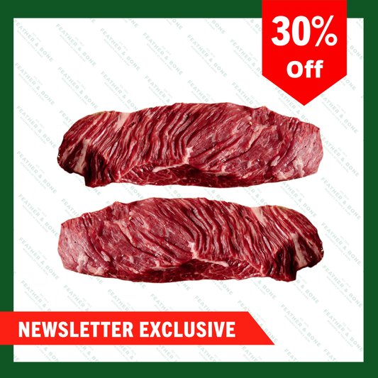 Australian Grain Fed Hanger Steak 400G x 2pcs (ONLINE EXCLUSIVE)