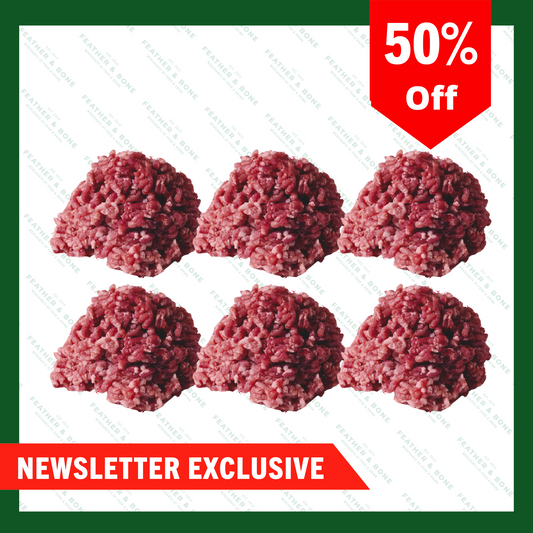 Australian Grass Fed Beef Mince Chilled 250g x 6 (ONLINE EXCLUSIVE)