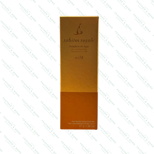 RABITOS ROYALE, milk chocolate covered fig bonbons 3PCS 47G