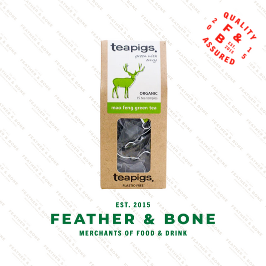 TEAPIGS, mao feng green tea (15 teabags)