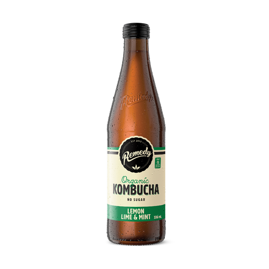 Remedy Organic Kombucha Lemon, Lime & Mint 330ml