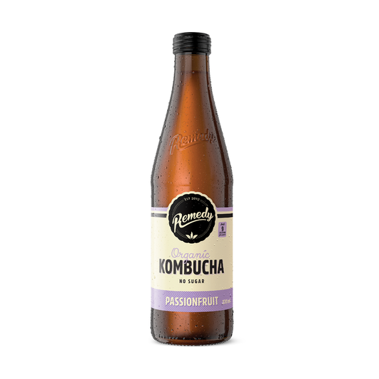 Remedy Organic Kombucha Passionfruit 330ml