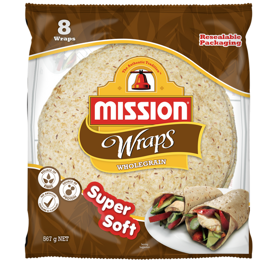Mission Wraps Wholegrain 360g (8pc)