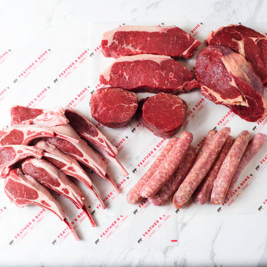 lamb cutlets, sausages, tenderloins, sirloins and rib eyes.