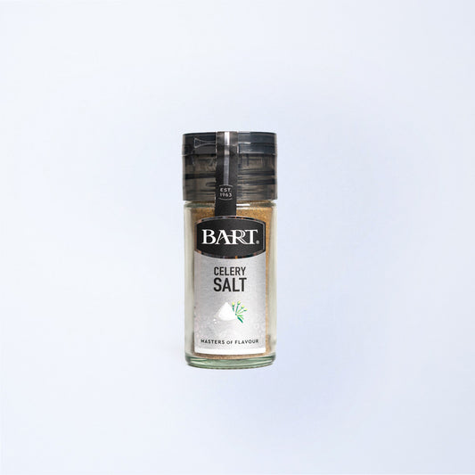 A glass jar of Bart Celery Salt 80g.