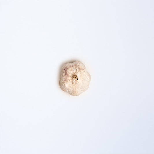 A bulb of garlic.