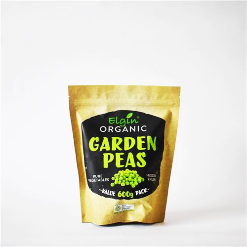 Elgin Organic Garden Peas 600g (Frozen)