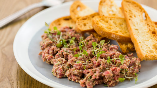 Beef Tartare with Truffled Shallot Dressing