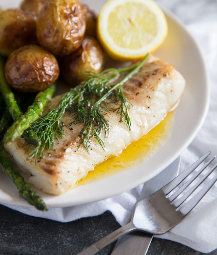 Baked Sea Bass Fillets