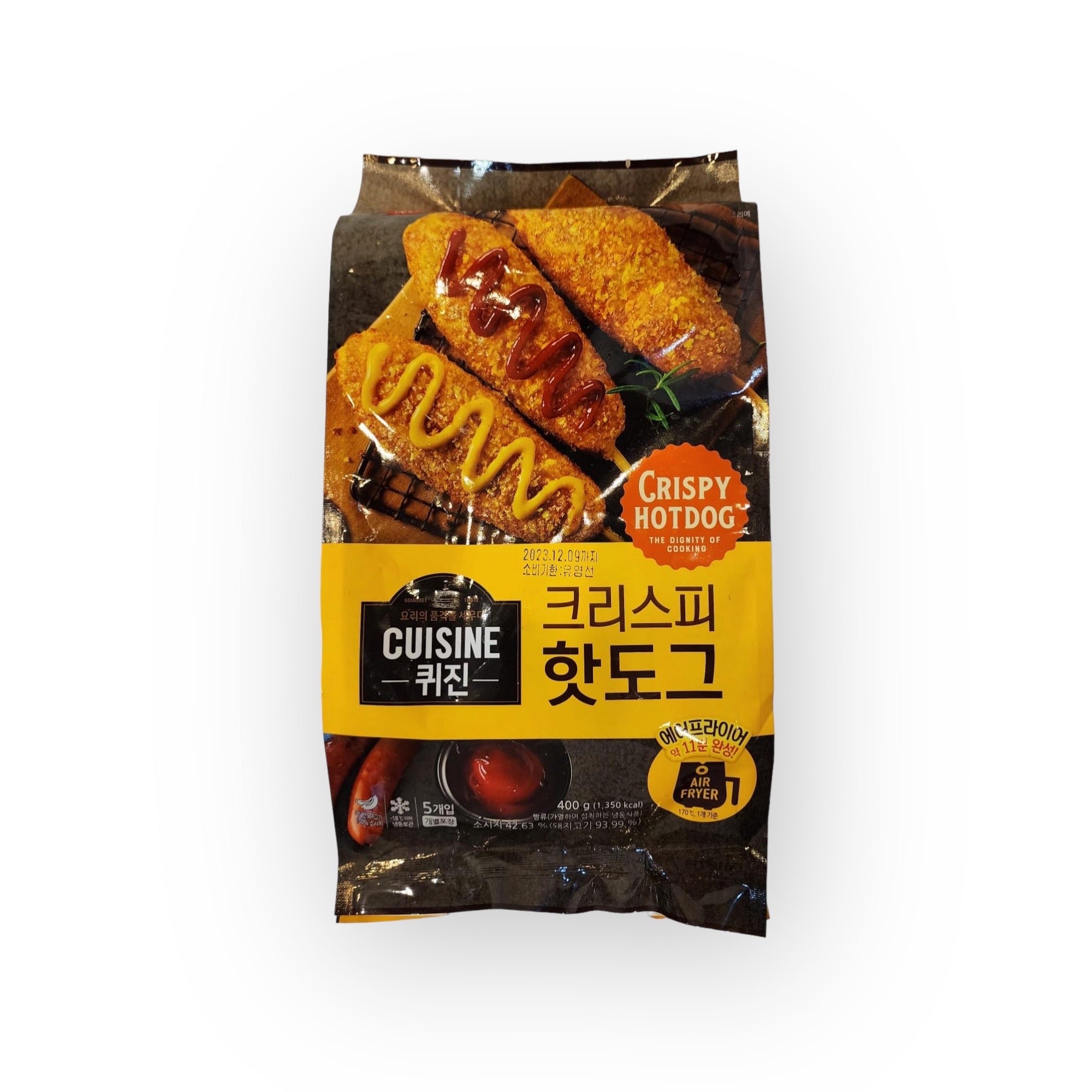 Korean Dongwon Crispy Corn Dog 400g (Frozen)