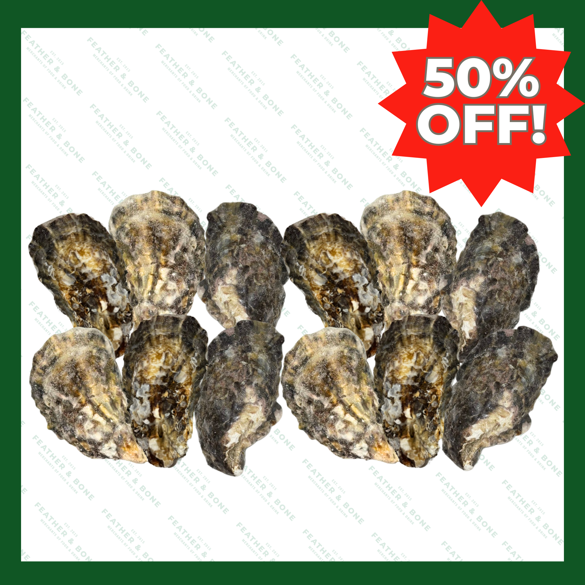 Japanese Oysters (Frozen) 2 Dozens (24pcs)