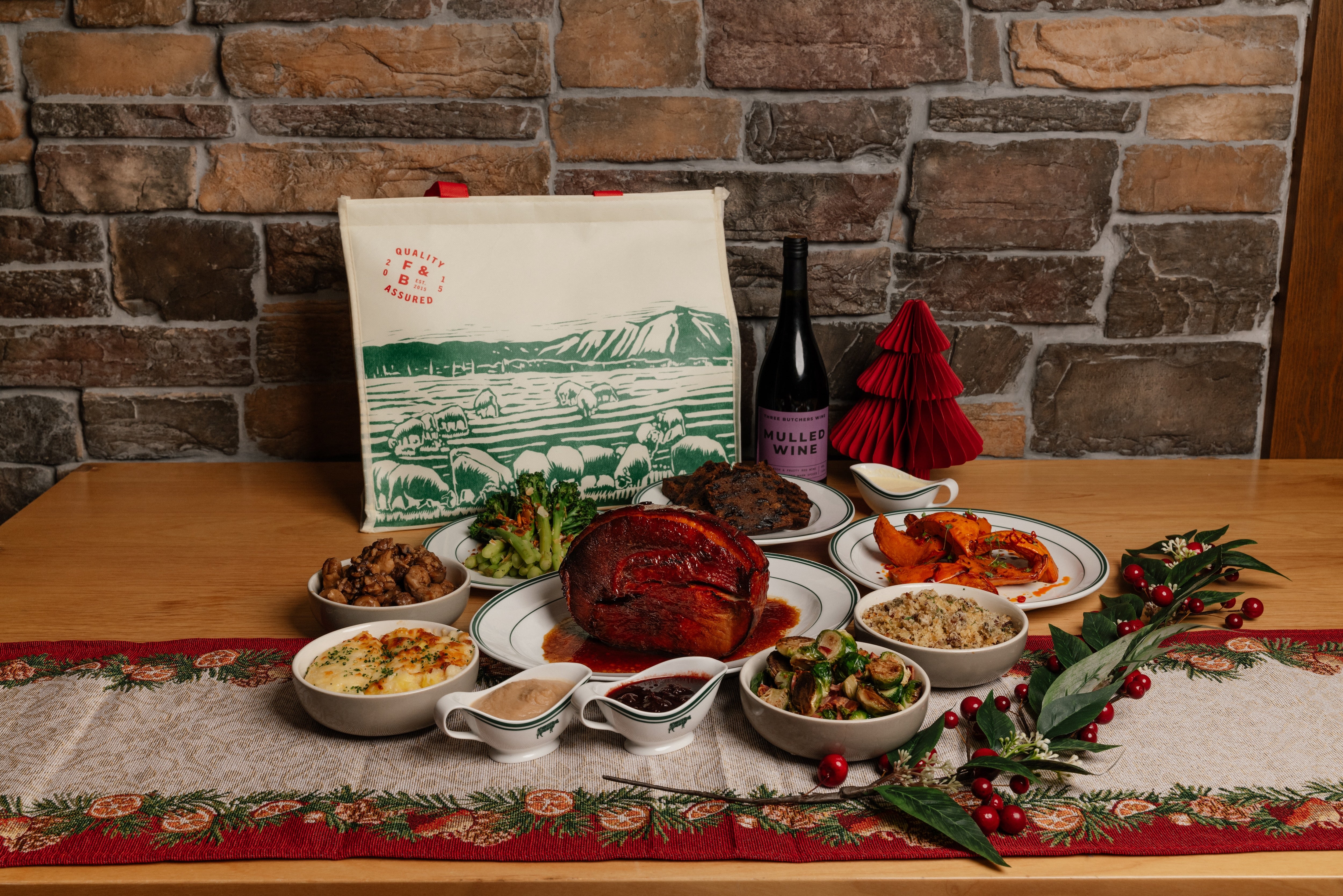 Christmas Prosecco Glazed Ham Bundle (Feeds 4-6 People) (22/12 - 27/12)