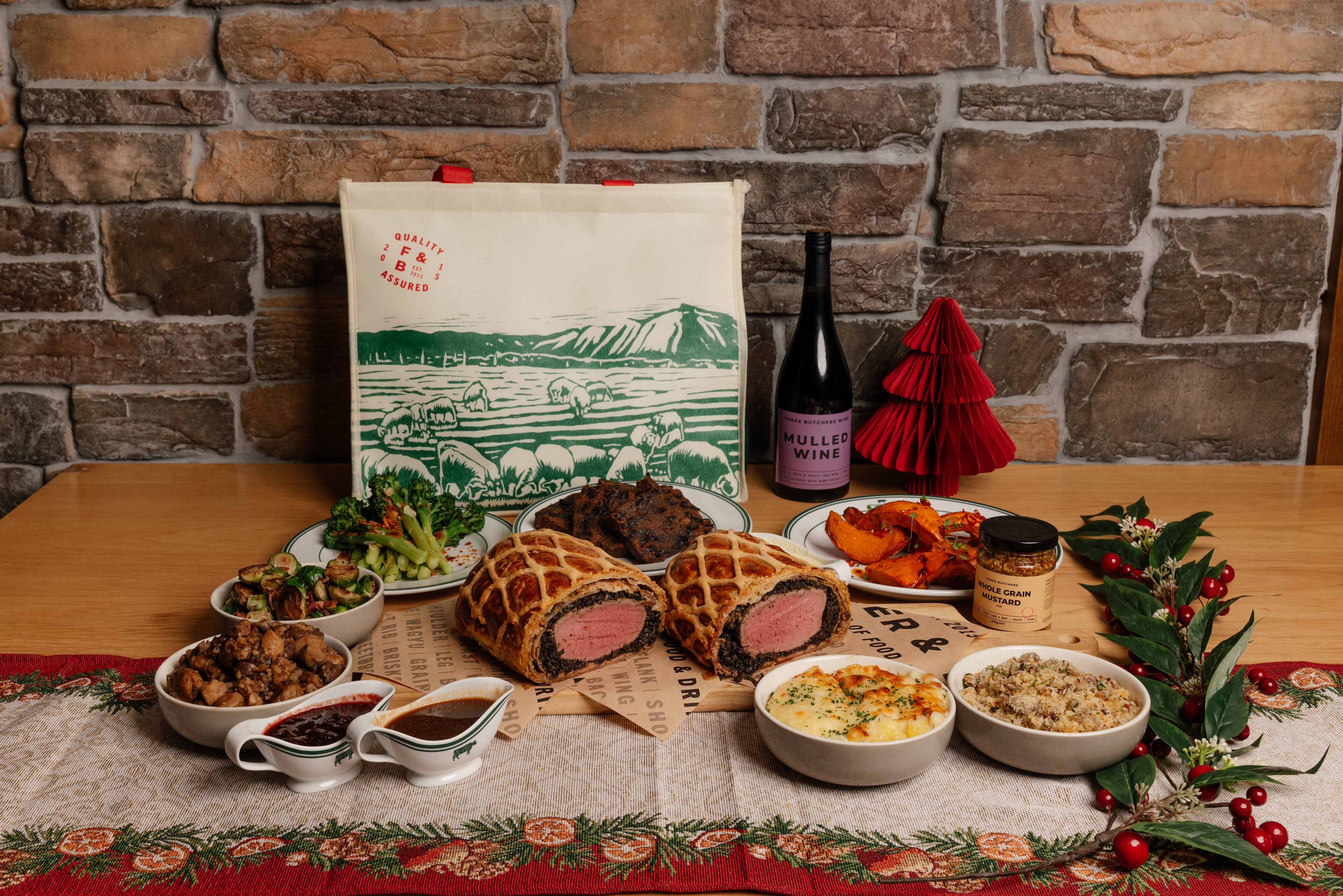 Christmas Beef Wellington Bundle (Feeds 3-4 People)