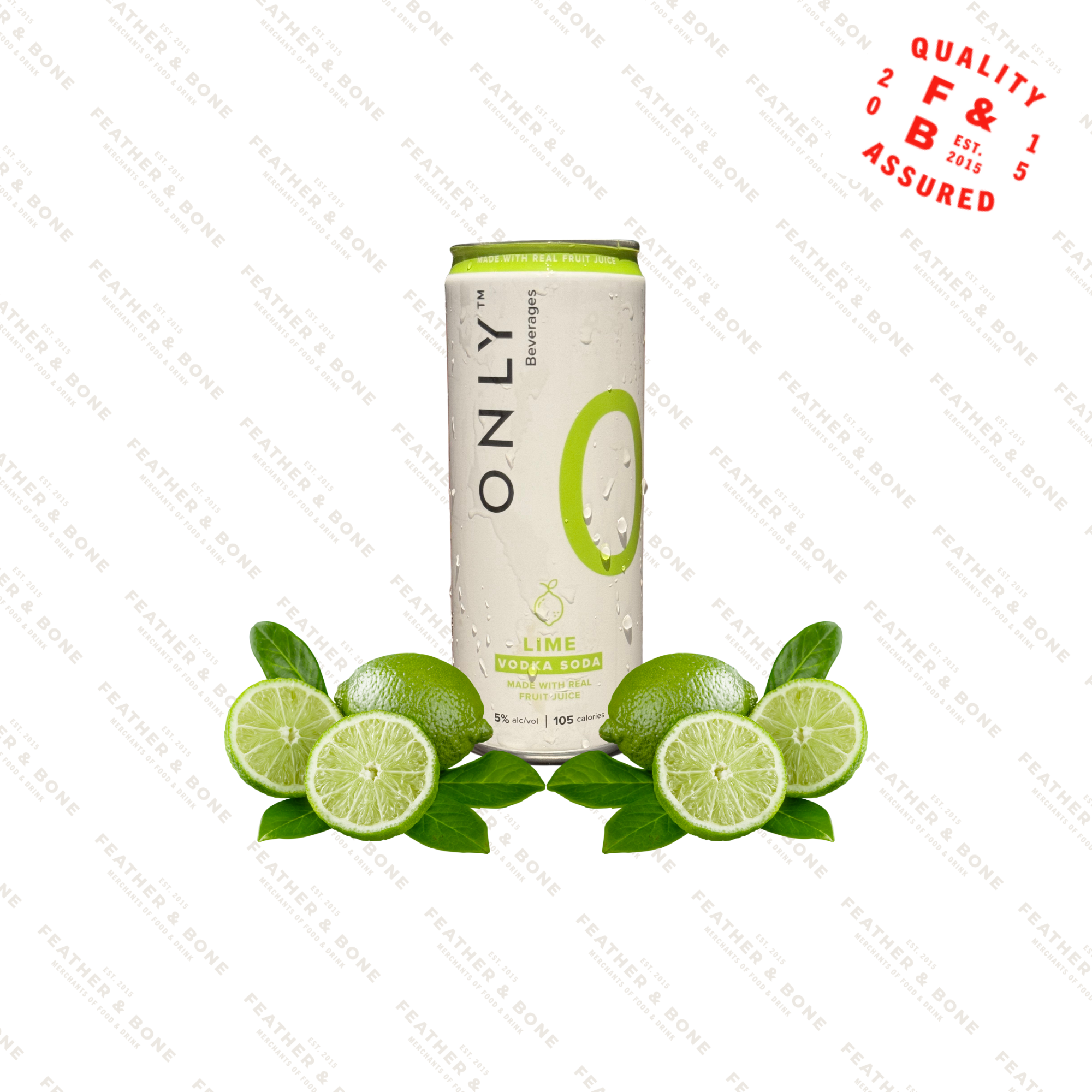 Only Vodka Soda, Lime 330ML