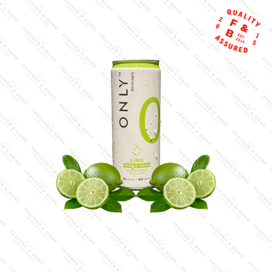 Only Vodka Soda, Lime 330ML