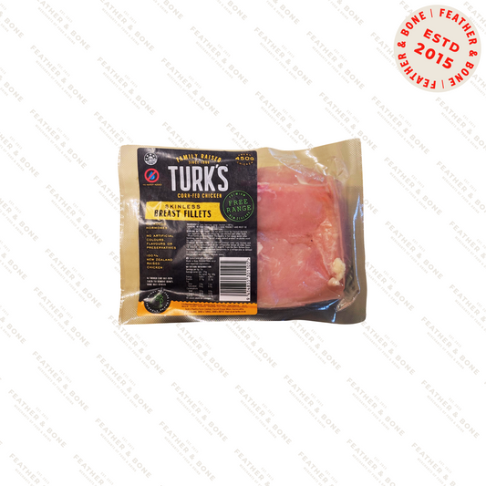 TURK'S Free Range Chicken Breast Fillet 450g