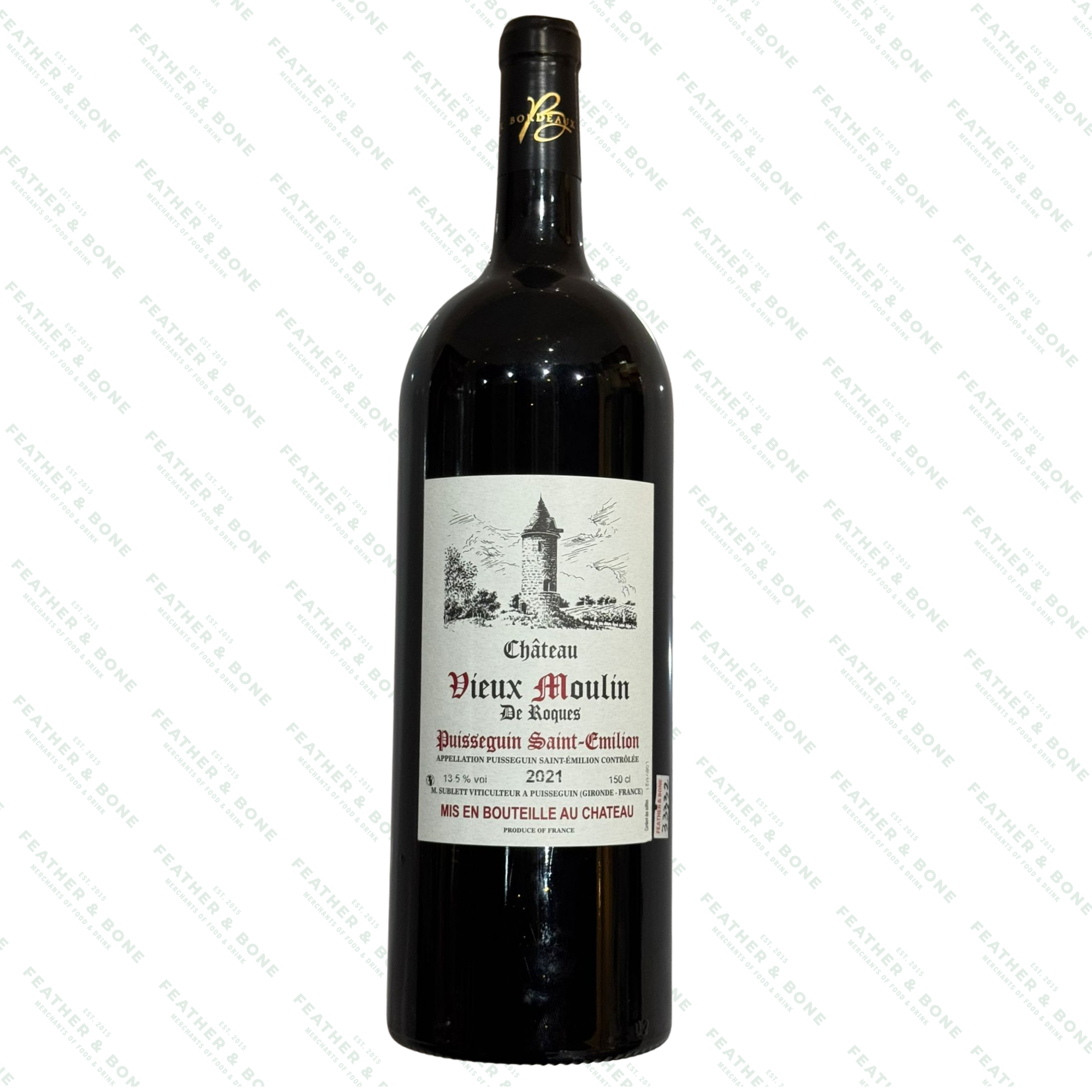 CHATEAU VIEUX MOULIN, puisseguin saint emilion 750ML