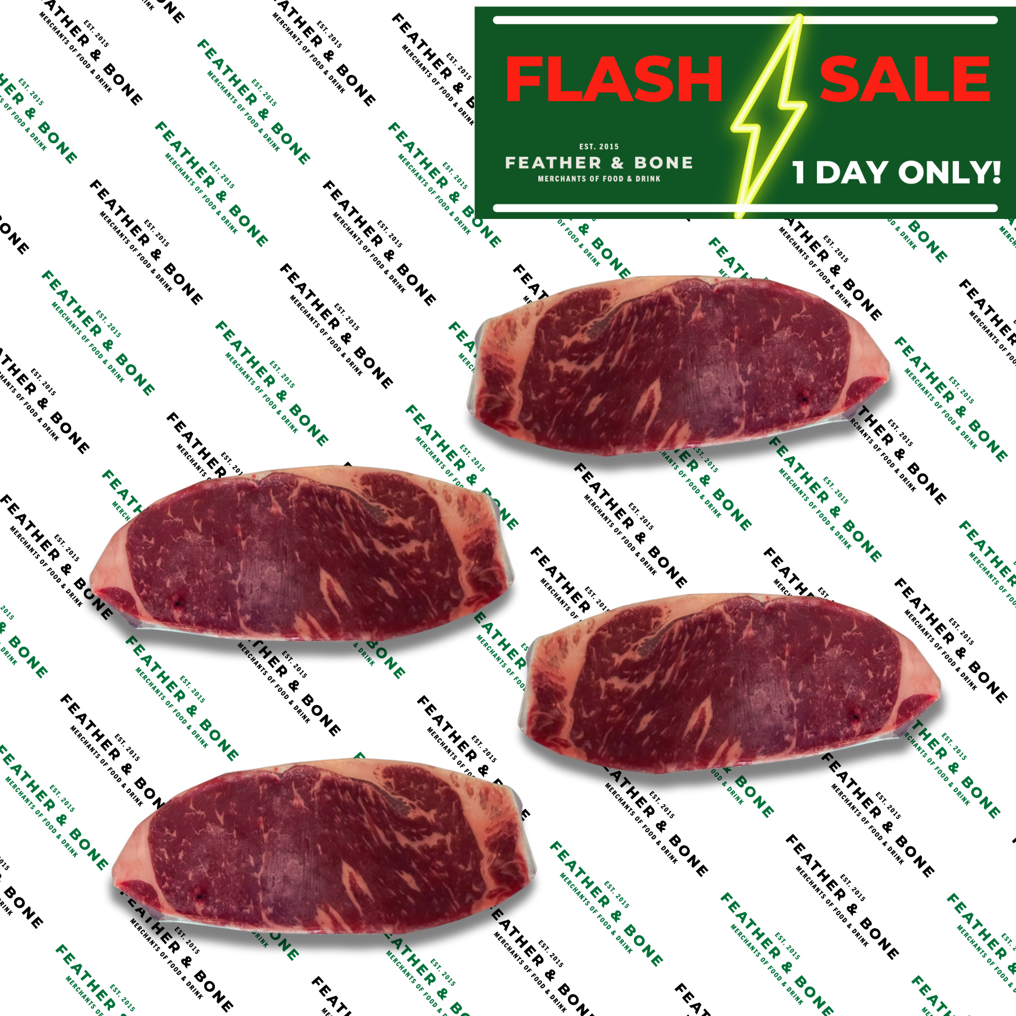 USA Grain-fed Sirloin 250g x 4 pcs (FROZEN) (ONLINE EXLUSIVE)