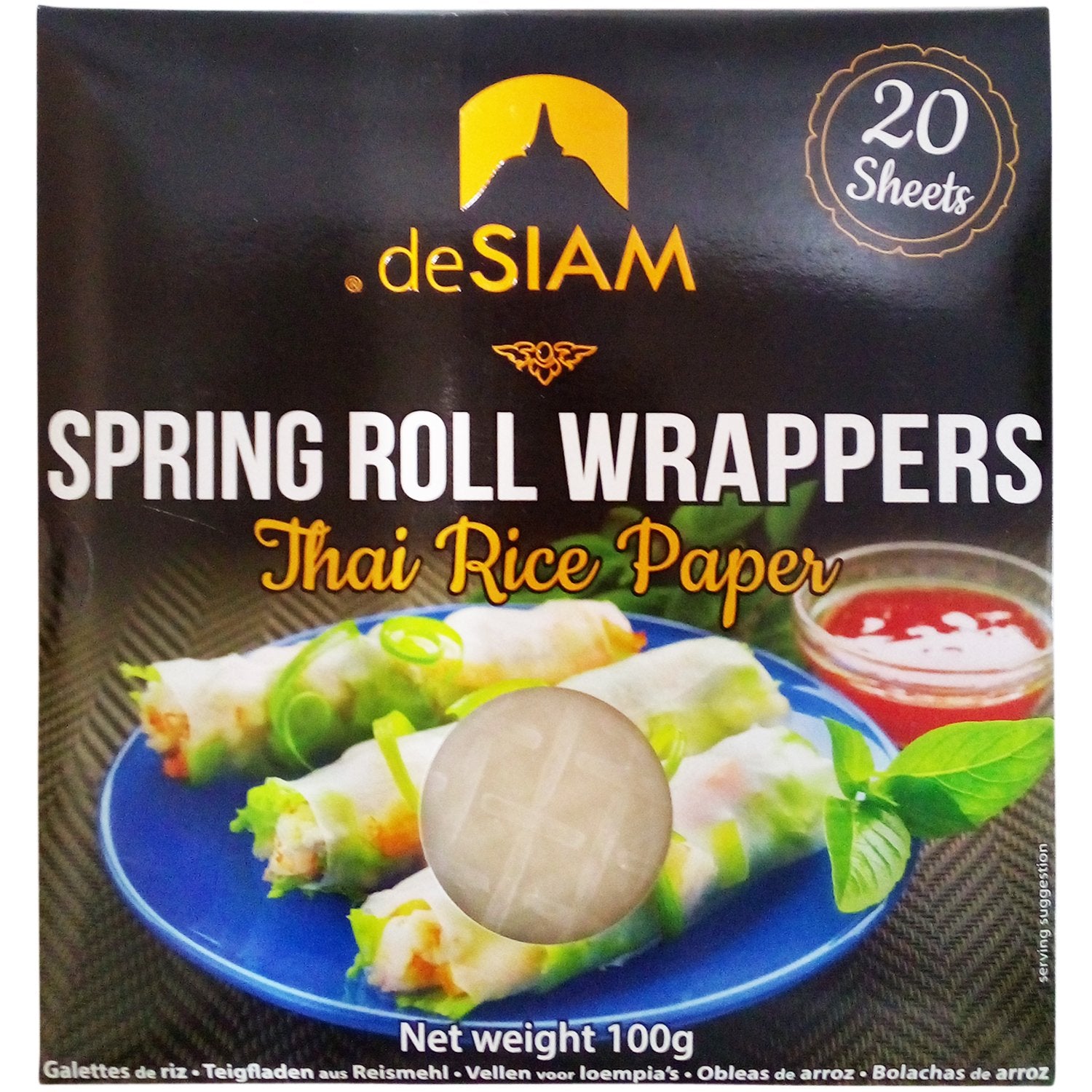 DeSiam Spring Roll Wrapper 100g