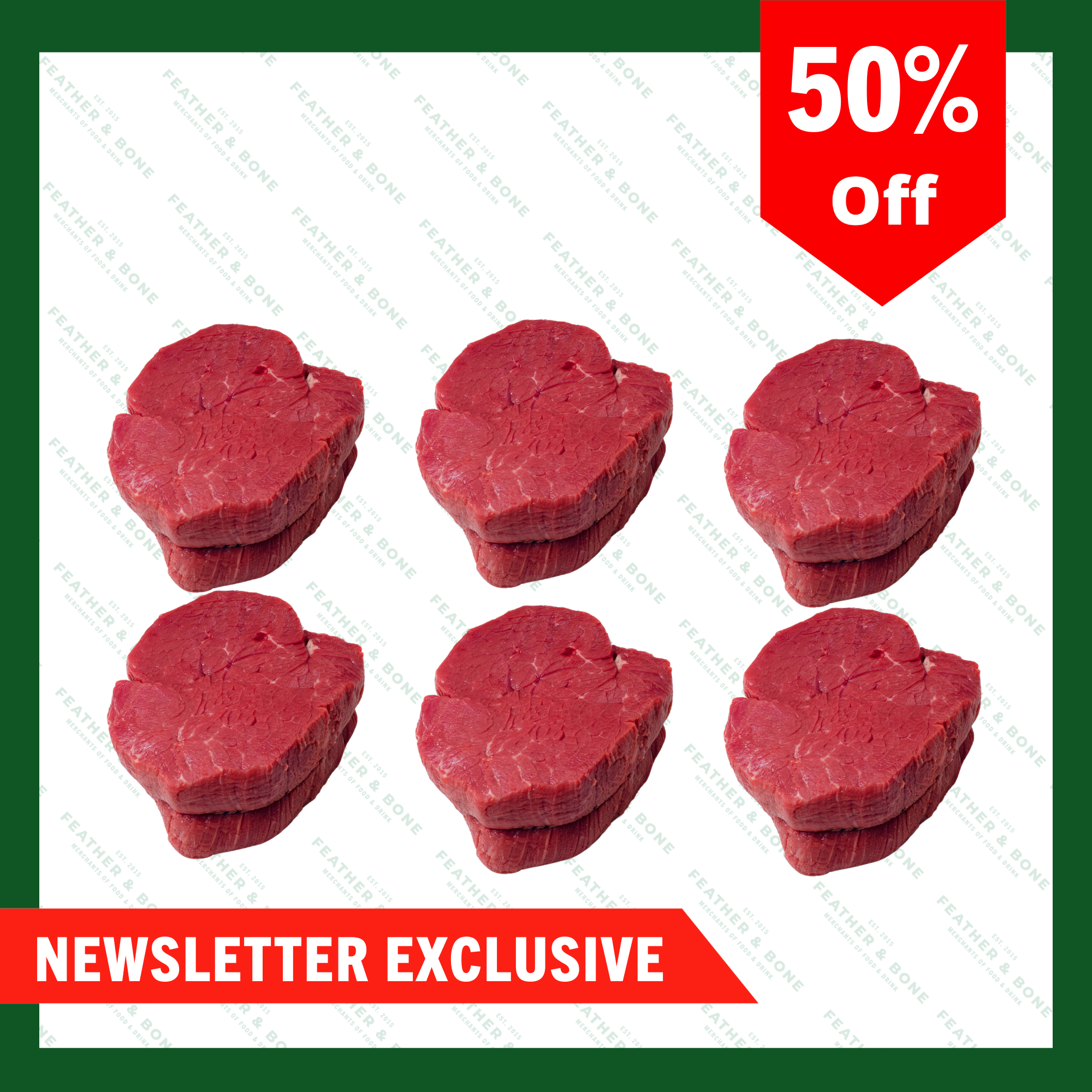 Australian Grass-Fed Tenderloin 200g x 6pcs (Chilled) (ONLINE EXCLUSIVE)