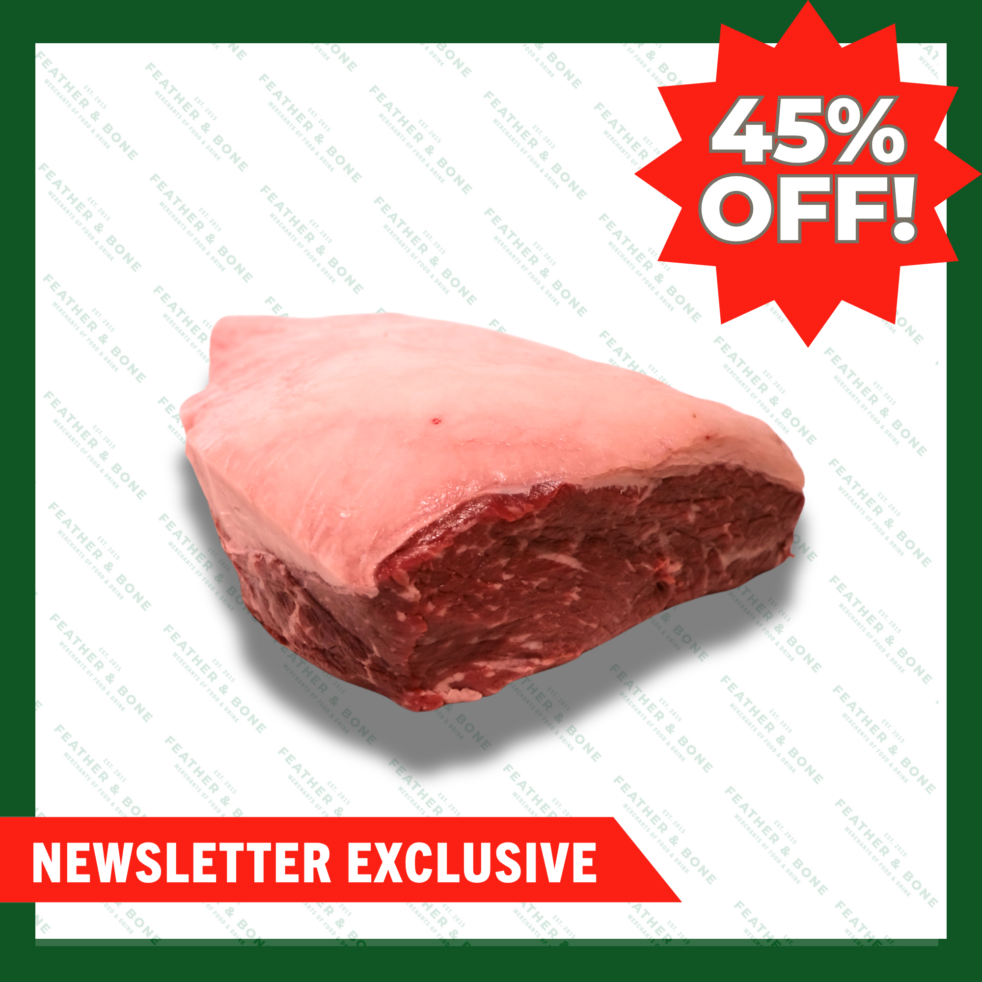 Australian, Grain Fed Picanha 1kg x 2 (Chilled) (Online Exclusive)
