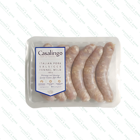 Casalingo 義大利豬肉茴香味香腸 500克