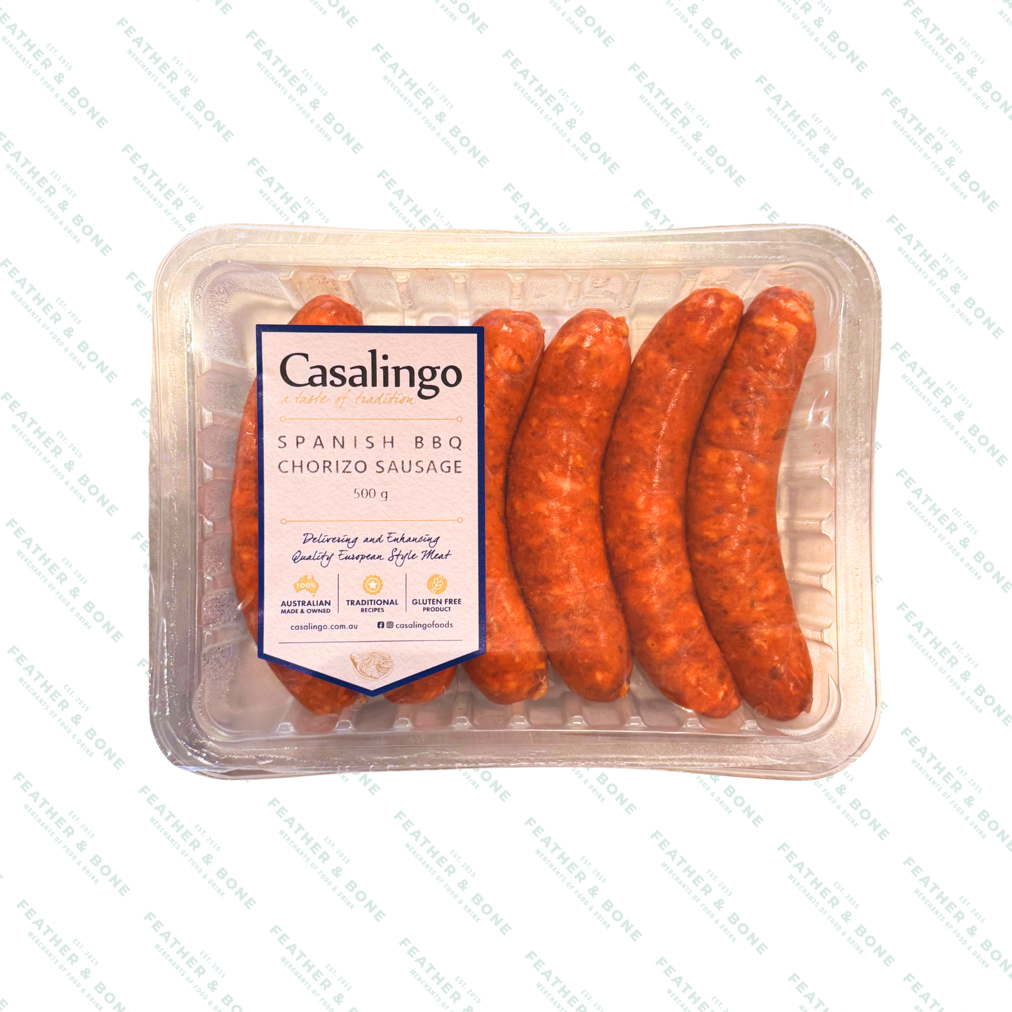 Casalingo Spanish BBQ Chorizo Sausage 500g