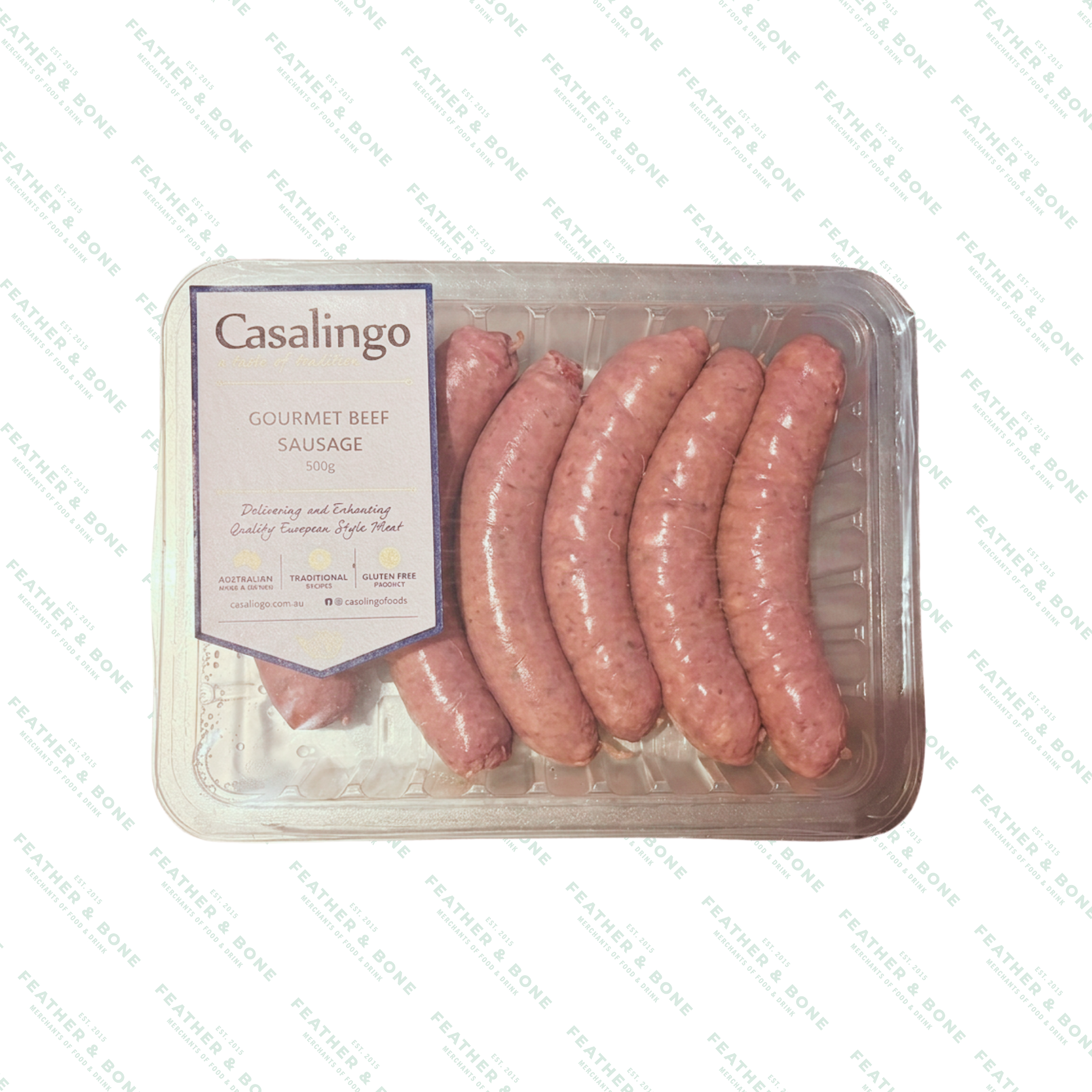 Casalingo 義大利豬肉茴香味香腸 500克