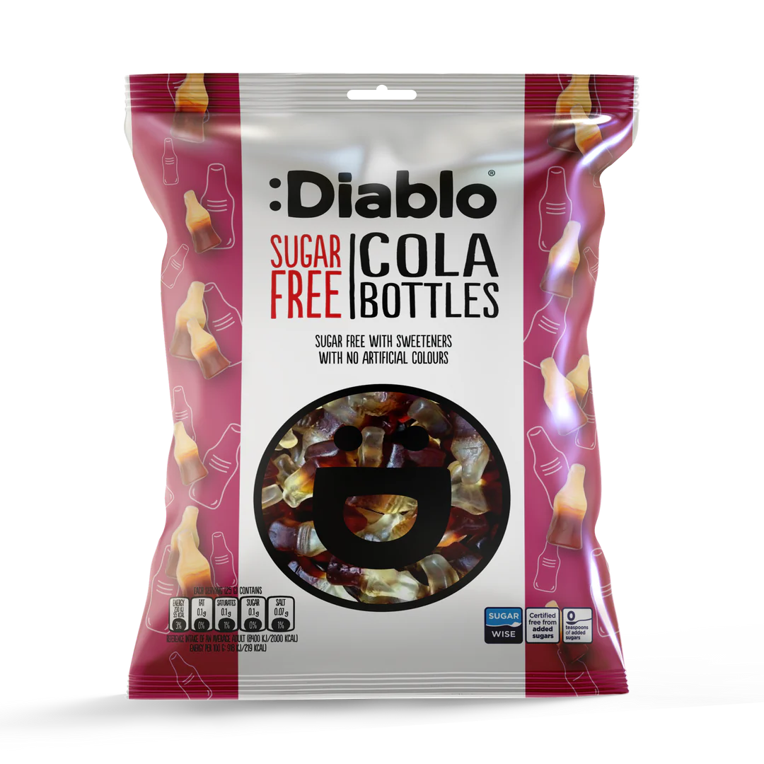 Diablo Sugar Free Cola Bottles 75G