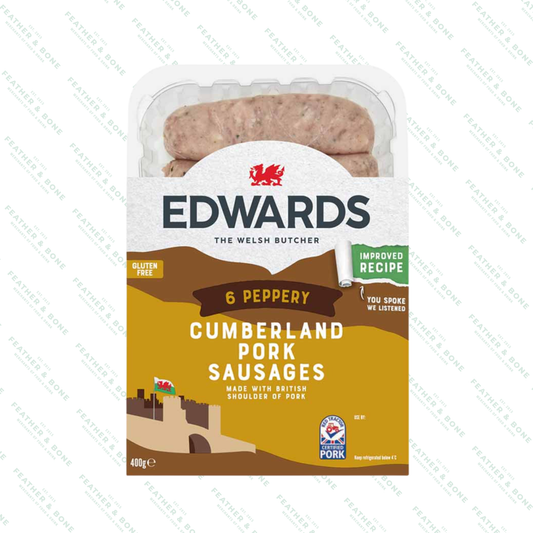 EDWARDS, Cumberland Pork Sausages (FROZEN)