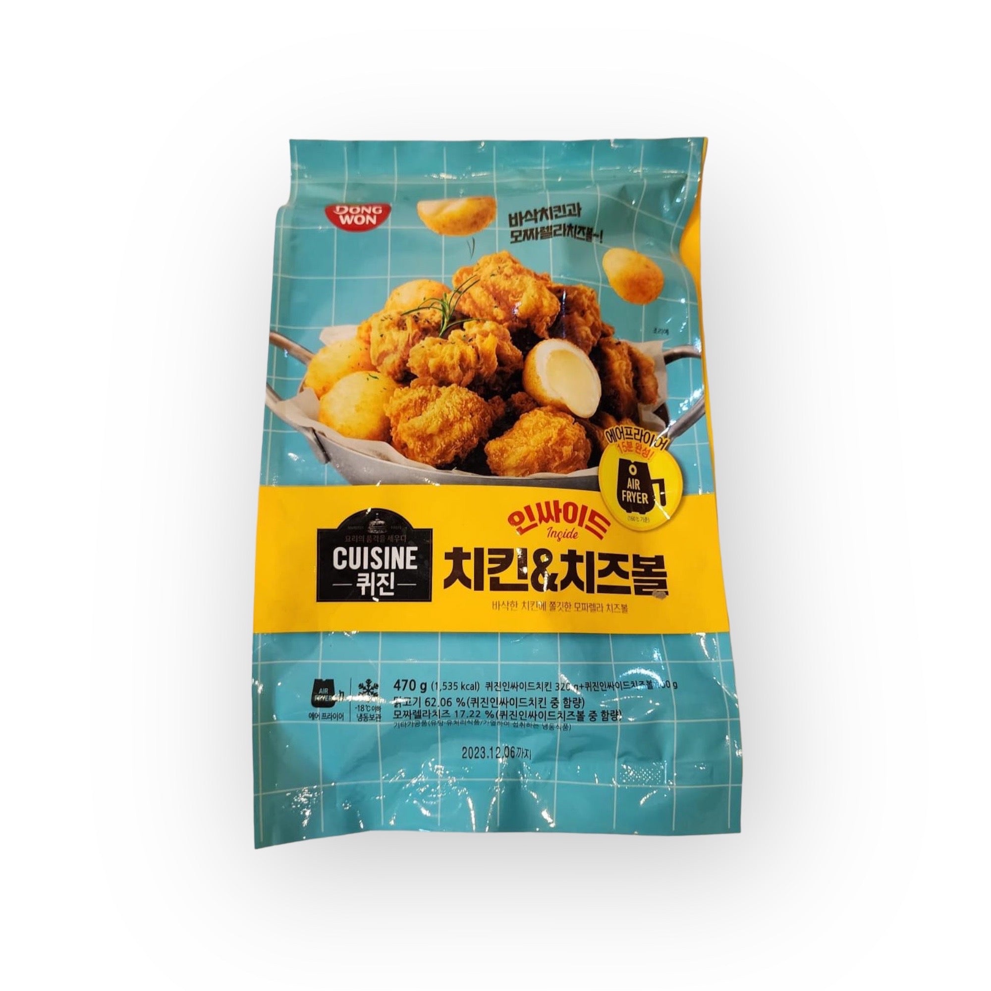 Korean Dongwon Cheese & Chicken Balls 470g (Frozen)