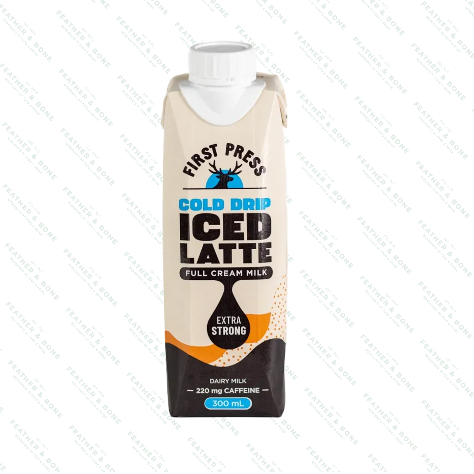 First Press, Cold Drip Iced Extra Strong Latte - Full Cream 300ml