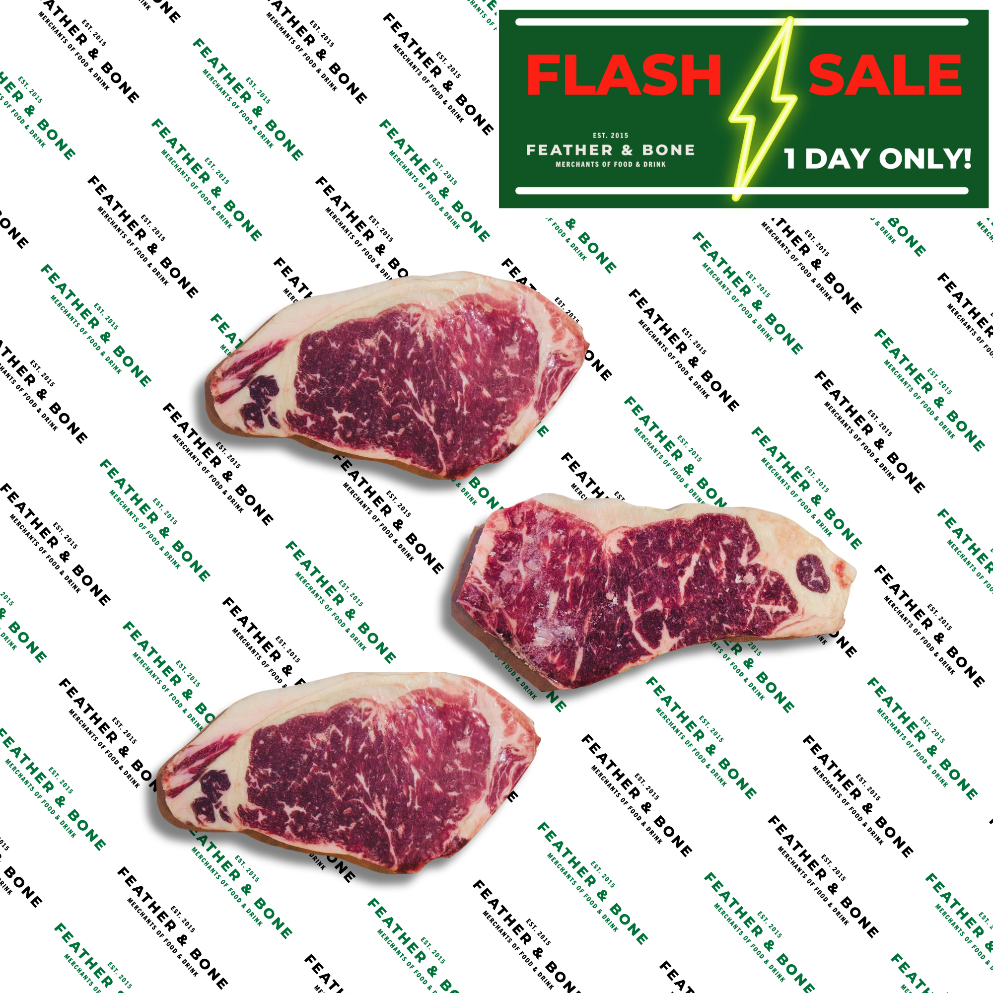 Australian, Grain Fed Sirloin 350g x 3pcs (Frozen) (ONLINE EXCLUSIVE)