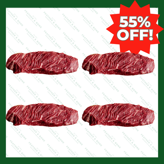 WEEKLY DEAL! Australian, Grain Fed Hanger 400g x 4 (Chilled) (Online Exclusive)