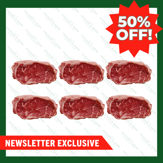 WEEKLY DEAL! Australian, Grain Fed Sirloin 300g x 6 (Chilled) (Online Exclusive)