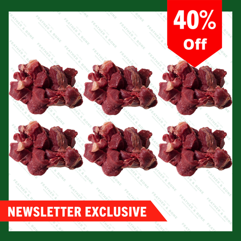 Australian Grass Fed Diced Beef Chilled 250g x 6 (ONLINE EXCLUSIVE)
