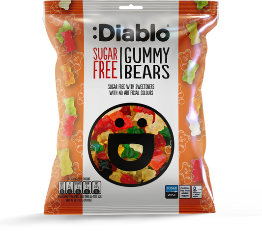 Diablo Sugar Free Gummy Bears 75G