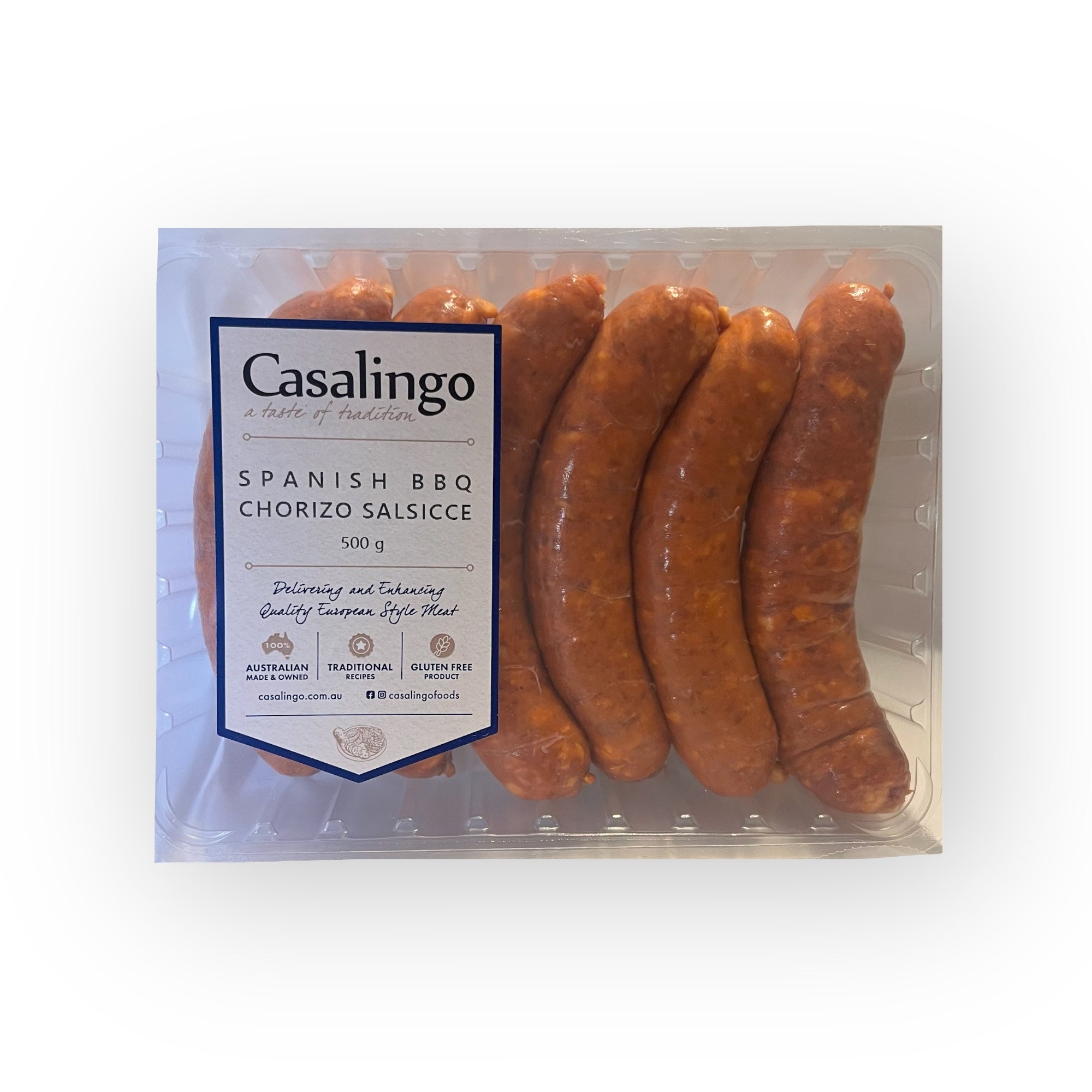Casalingo Spanish BBQ Chorizo Sausage 500g