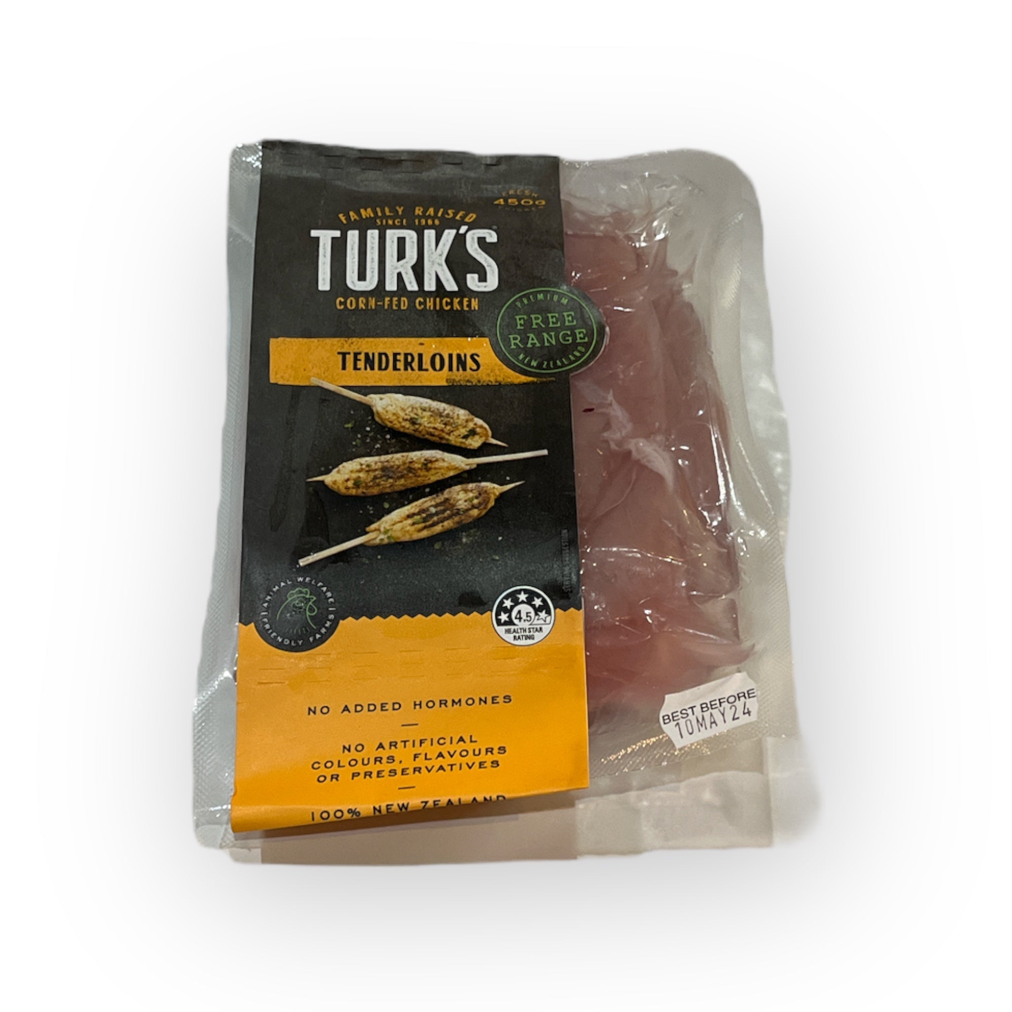 TURK'S Free Range Chicken Tenderloin Fillet 450g