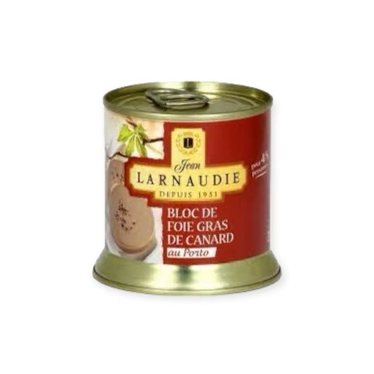 Jean Larnaudie Block of Duck Foie Gras with Port 190g