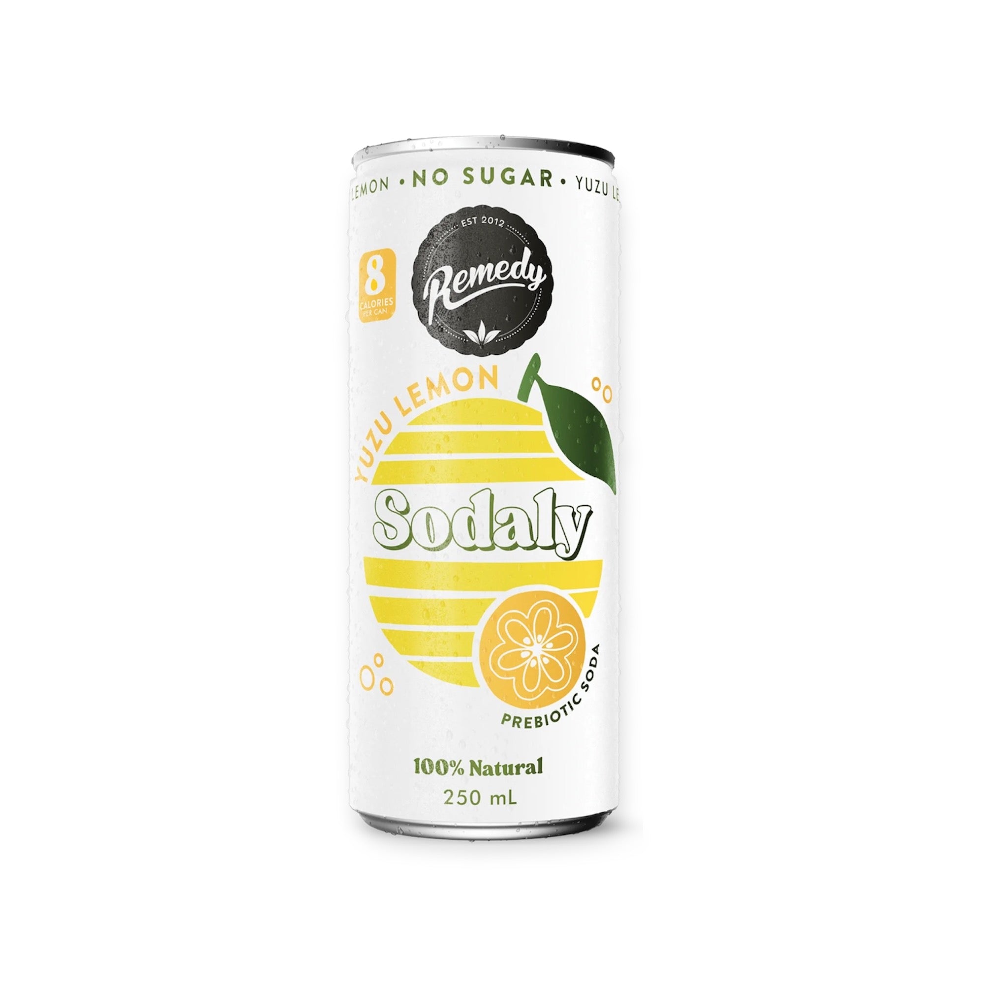 Sodaly Prebiotic Yuzu Lemon Soft Drink 250ml