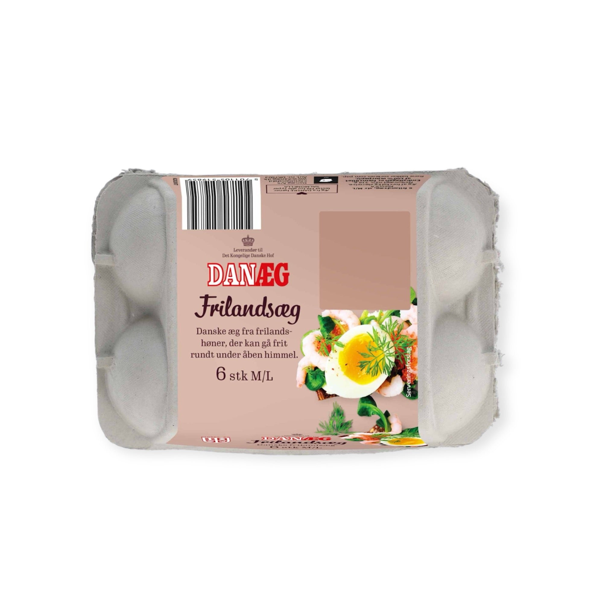 Danish Free Range Eggs (6pcs)