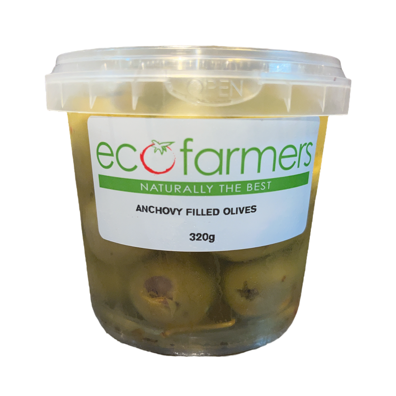 Eco Farmers Anchovy Filled Olives 320g